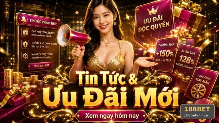 Khuyến Mãi 188BET Tại 188betvn.live: Đọc Chi Tiết Giao Diện Tin Mới, Ưu Đãi Và Điều Kiện Khuyến Mãi – Năm Sai Lầm Thường Gặp Khi Kiểm Tra Thời Hạn, Đối Tượng Áp Dụng Và Giới Hạn Nhận Thưởng Qua Góc Kiểm Chứng Theo Tên Miền