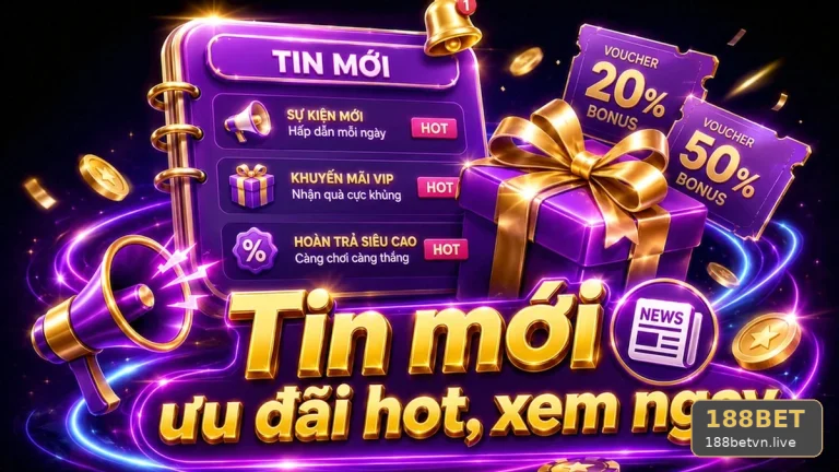 188BET: Đọc Chi Tiết Giao Diện Tin Mới, Ưu Đãi Và Điều Kiện Khuyến Mãi – Quản Lý Ngân Sách Khi Sử Dụng Khuyến Mãi Có Trách Nhiệm Qua Góc Kiểm Chứng Theo Tên Miền 188betvn.live